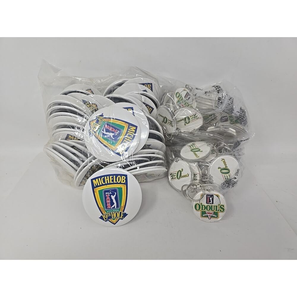 Vintage PGA 19th Hole Golf Pin Michelob O'Doul's KC Tour Sponsor Logo Lot of 100